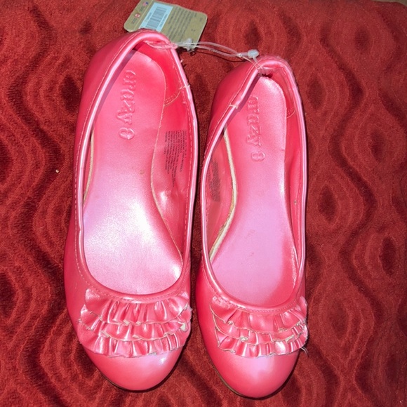 Crazy 8 Pink girls ballet shoes.  Size 3 - Picture 1 of 4